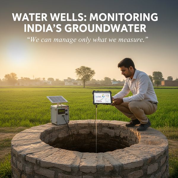 Groundwater Monitoring in India: Why Measuring Water Wells and Borewells is Crucial