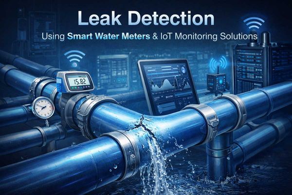 Leak Detection Using Smart Water Meters: IoT-Based Water Monitoring Solutions